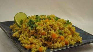 Quinoa Pulao Indian Recipe  Show Me The Curry [upl. by Lleksah552]