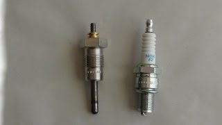 Glow plug vs spark plug explained [upl. by Alisander]