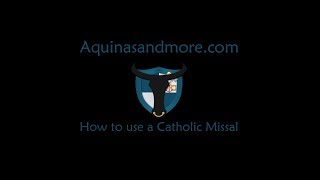 How to use a Catholic Missal [upl. by Warrin]