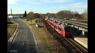 Bahnalltag im Turmbahnhof DoberlugKirchhain am 03122021  Drunter und Drüber [upl. by Atiuqrahs]