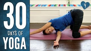 Day 4  Yoga For Your Back  30 Days of Yoga [upl. by Esme]