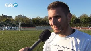 Sven Däggelmann  FC Alem Eggenstein  zum Spiel vs VfB Knielingen FuPatvInterview 552016 [upl. by Hellah]