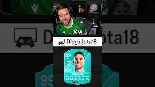 I PLAYED JOTA ON FC 25 😨 shorts [upl. by Iffar408]