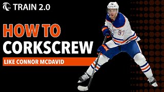 Teaching The Connor McDavid Wide Leg Corkscrew Step by Step Drill Blueprint [upl. by Maillliw]