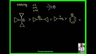 10 CarbocationHybridisationStability order12HydrideMethylPhenyl shift [upl. by Velleman354]