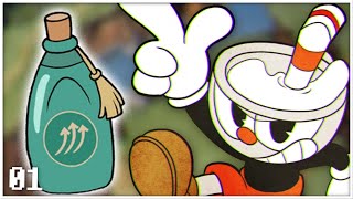 EN KÖTÜ SİLAHLA OYUNU BİTİRMEK  Cuphead Türkçe 01 [upl. by Heda]