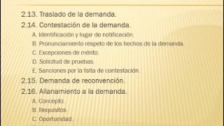 21 Traslado contestación reconvención y allanamiento a la demanda y acumulación de procesos [upl. by Ingrid]