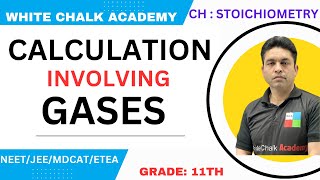 Calculation Involving Gases  Stoichiometry Class 11  Chemistry HindiUrdu [upl. by Yram918]