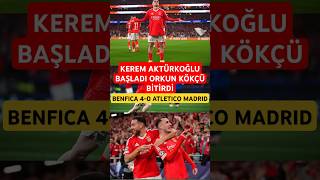 Kerem Aktürkoğlu ve Orkun Kökçü Benficayı uçuruyor futbol [upl. by Morganica]