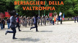 RADUNO PROVINCIALE BERSAGLIERI IN VALLETROMPIA CON LA PRESENZA DI 2 FANFARE [upl. by Lanam]