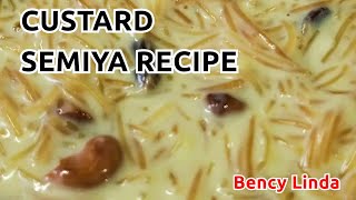 CUSTARD SEMIYA RECIPE IN TAMIL  SAMAYAL IN TAMIL [upl. by Dari]