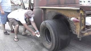 CONESVILLE DRAGWAY WILD OLD SCHOOL HOT ROD BURNOUT CONTEST NO RULES [upl. by Drexler]