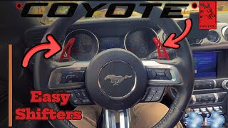 How Paddle Shifters Actually Work Mustang Tutorial [upl. by Yecaw770]