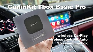 CarlinKit Tbox Basic Pro  Get YouTubeGoogle Play Store on car screen with CarPlay Streamign AI box [upl. by Annuhsal]