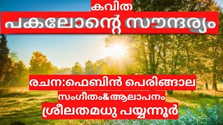 പകലോന്റെ സൗന്ദര്യംFEBIN PERINGALASREELATHA MADHU PAYYANNOOR BINEESH PAULKAVITHA MALAYALAM SONG [upl. by Gahan]