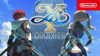 Ys X Nordics – Release Date Announcement Trailer – Nintendo Switch [upl. by Yarazed131]