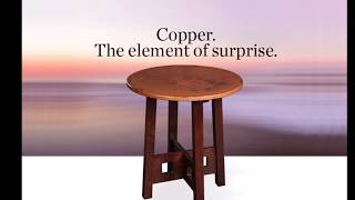 2020 stickley collectors edition coppertop side table [upl. by Noizneb533]