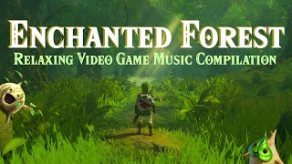 ENCHANTED FOREST 🌲 Relaxing Video Game Music amp Ambience [upl. by Galan348]