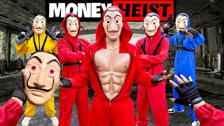 PARKOUR VS MONEY HEIST  Money Heist Disguise as Police to Steal Money amp Rescue Bad Guys  Epic POV [upl. by Lidia]