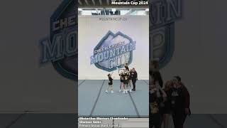 Mountain Cup 2024  6  Winterthur Warriors Cheerleader  Glorious Gems  Primary Group Stunt  L2 [upl. by Yemrej]