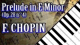 Prelude in E Minor Op 28 nº4  F Chopin  Cover 13 [upl. by Lunt711]