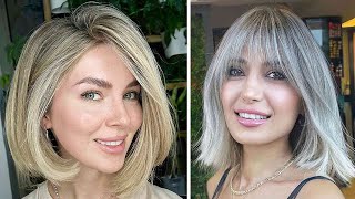 Trendy Wispy Bangs amp How to Match to Your Face Shape  Best Hairstyles for Women in 2023 [upl. by Popper784]