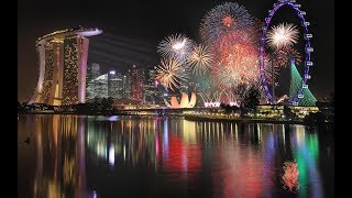 SINGAPORE FIREWORKS NEWYEAR 2019 FULL HD  Meriahnya Kembang Api di Singapura [upl. by Namie947]