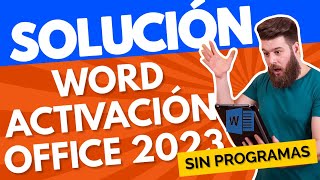 ✅Nueva SOLUCIÓN a WORD de quotERROR ACTIVACIÓN DEL PRODUCTOquot [upl. by Nosyk]