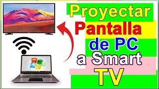 Como Proyectar Tu PC a Smat TV TCL y cualquier TV Smart de forma inalambrica [upl. by Duster]