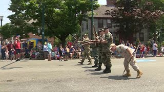 Parade marches on 50th anniversary of Braintree Day Fourth of July celebration [upl. by Raddie]