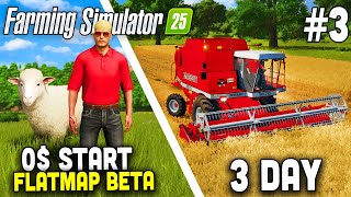 Start with 0 on FLAT MAP in FS25 🚜3 [upl. by Nodnab]