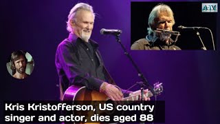 Kris Kristofferson US country singer and actor dies aged 88 [upl. by Bainbridge270]