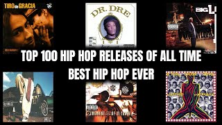 Top 100 Best Hip Hop Releases Of All Time Best Hip Hop Ever [upl. by Tuchman]