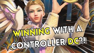 My Controller Tried to Throw my Game  Console T500 Mercy Main  Overwatch [upl. by Nyladnohr]