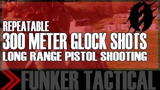 Long Range Shooting with Glock Pistol  Instructor Zero [upl. by Einnil]