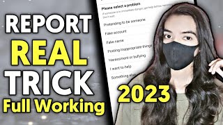 Strong and 100working reporting trick 2023  How to report facebook account  Facebook report [upl. by Lefty]