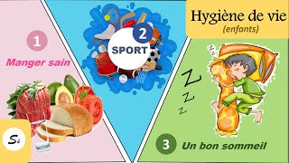 Apprendre lHYGIENE DE VIE aux enfants Bonne alimentation sport et un bon sommeil Sympa kids [upl. by Karel]