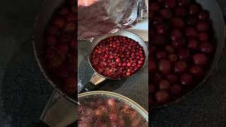 Homemade cranberry sauce part 1 [upl. by Hana588]