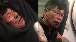 United Airlines drag man off overbooked flight [upl. by Hathcock210]