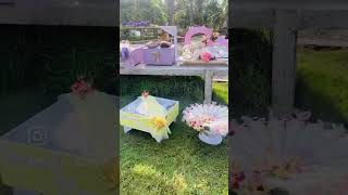 Pastel themed wedding hamper making artandcraft wedding hampers weddinghampers [upl. by Finnegan]