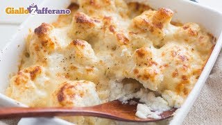 Cavolfiore gratinato RICETTA VELOCE [upl. by Anaitsirc]