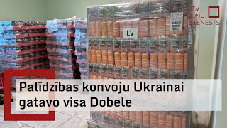 Pirmo reizi konvoju Ukrainai gatavo visa Dobele [upl. by Namya475]