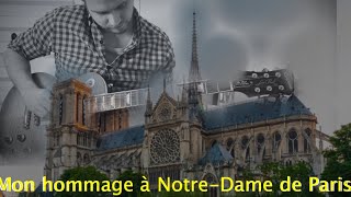 Notre Dame de Paris  Le temps des cathédrales  Electric guitar cover [upl. by Yrtneg550]