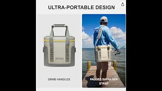 BEST PORTABLE SOFT COOLER  LEVEL8 SPARTER  12 CANS  LEAKPROOF ZIPPER  COLD UP TO 72 HOURS [upl. by Baudoin560]