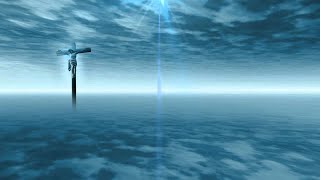 Religious Background  Animated Background Sky With Cross  Copyright Free [upl. by Everara]