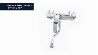 GROHE Eurosmart – ergonomic kitchen tap with convenient extras [upl. by Aitnyc483]