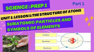 Science prep1unit1lesson1The structure of atomsubatomic particles 1st term 20242025 [upl. by Enaira]