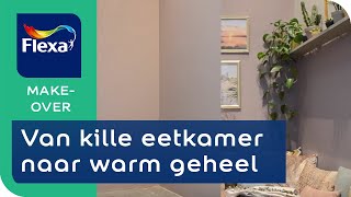 Eetkamer inrichten met Souraya van Binti home  Flexa verf [upl. by Verbenia]