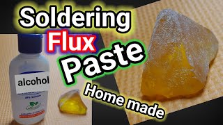 Soldering flux paste home made [upl. by Azeret]