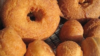 OLD FASHIONED CAKE DOUGHNUTS  How to make CAKE DONUTS Recipe [upl. by Augusto752]